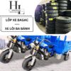 Lốp xe bagac - xe lôi ba bánh giá rẻ - Hoàng Lốp bán bánh xe ba bánh 450-12, 500-12 tại TPCHM, Bình Dương, Đồng Nai