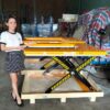 Bàn nâng thủy lực chữ U 1500kg Soonlift dùng điện giá rẻ tại TPHCM, BÌnh Dương, Đồng Nai