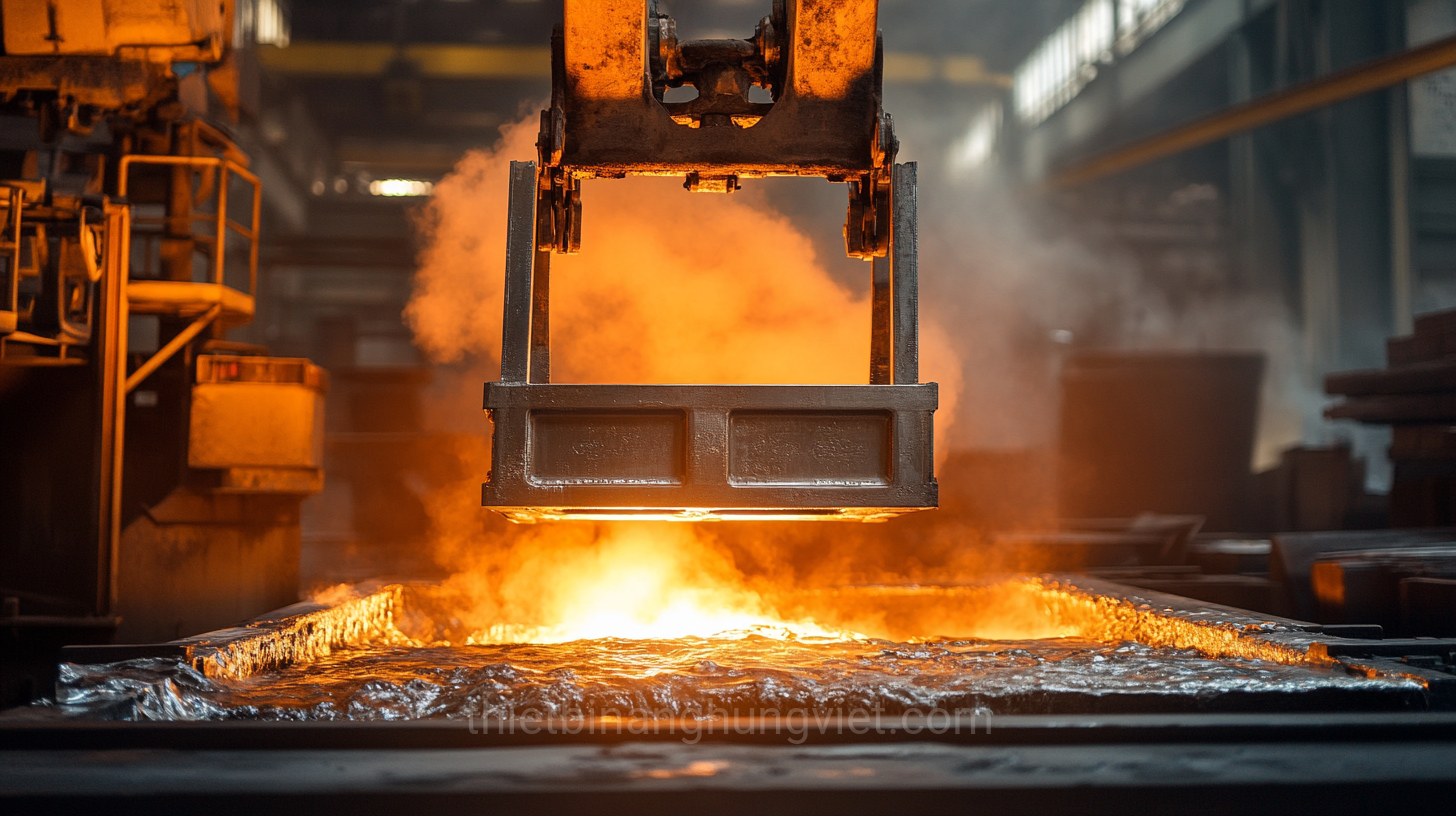 Quy trình nhúng nóng chế tạo xe nâng tay mạ kẽm chất lượng cao