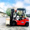Xe nâng điện 2.5 tấn (2500kg) ngồi lái pin Lithium hiệu EP cao 3m, 4m, m5, 5m bán và cho thuê giá rẻ tại TPHCM, Bình Dương, Đồng Nai