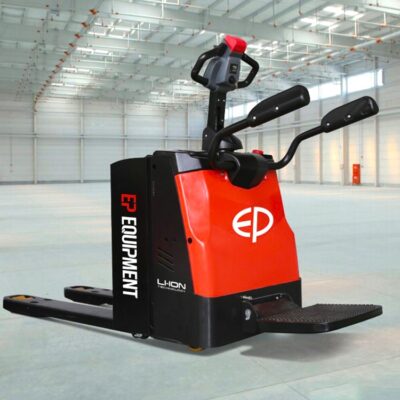 Xe nâng tay điện 2 tấn (2000kg) model RPL201 có bàn đứng lái nâng hạ và chạy điện, bình ắc quy axit chì, bán và cho thuê giá rẻ tại TPHCM, Bình Dương, Đồng Nai