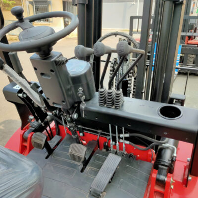 Sơ đồ nguyên lý OPS trên ghế lái và điều kiện khóa chức năng nâng hạ khi người vận hành rời vị trí