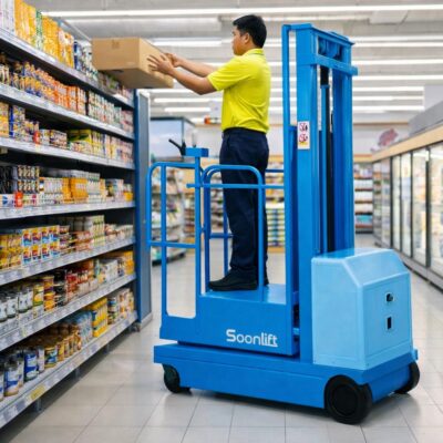 Thang Nâng Mini Cao 2-4m Tự Hành Chạy Điện - Model AEOP3027